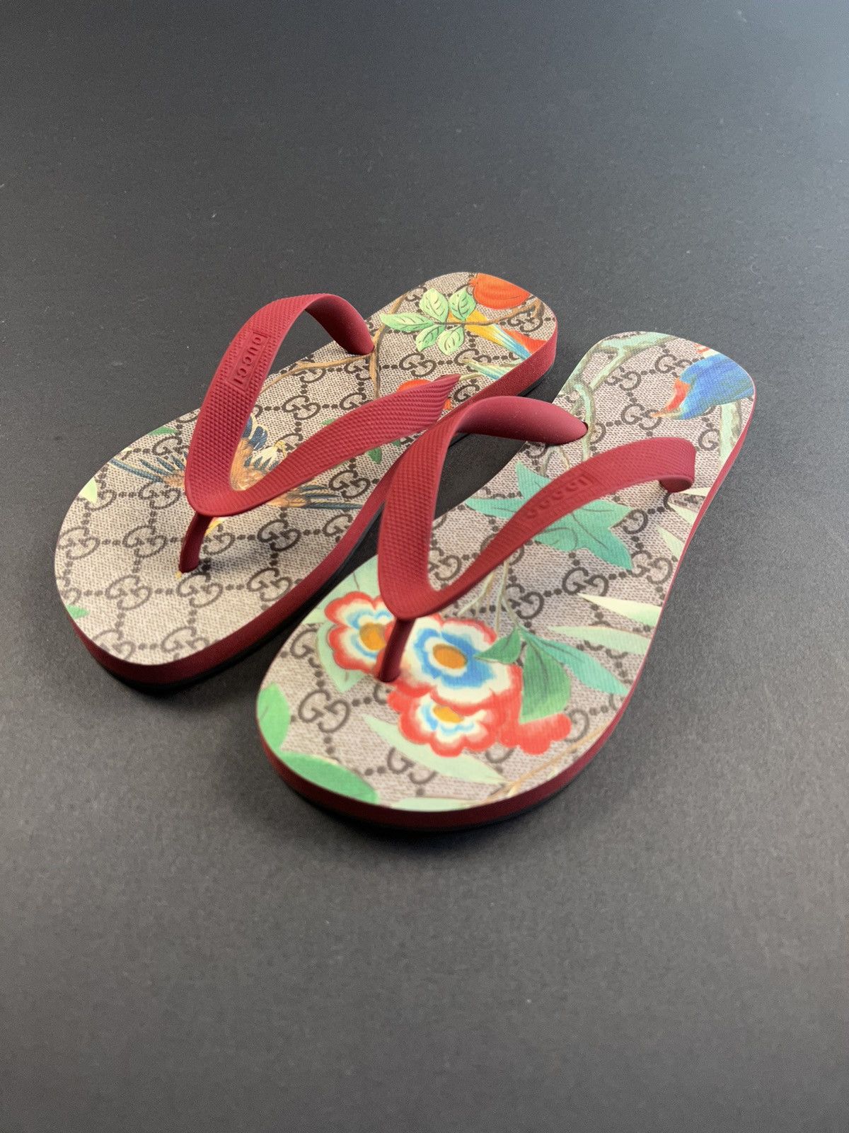 Gucci Womens Gucci Floral Sandal Size 35 / 4 Size US 4 / IT 34 - 1 Thumbnail