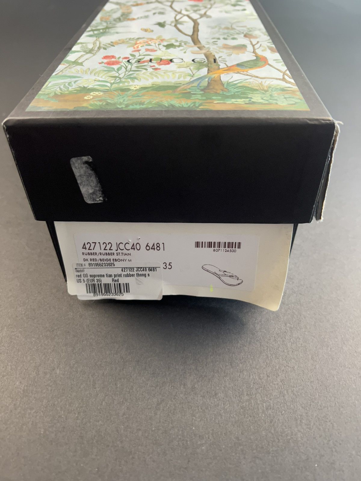 Gucci Womens Gucci Floral Sandal Size 35 / 4 Size US 4 / IT 34 - 2 Thumbnail