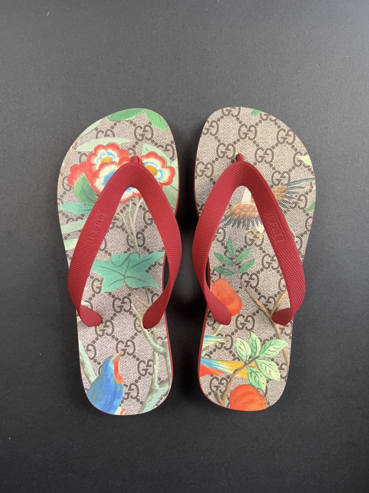 Gucci Womens Gucci Floral Sandal Size 35 / 4 Size US 4 / IT 34 - 3 Thumbnail