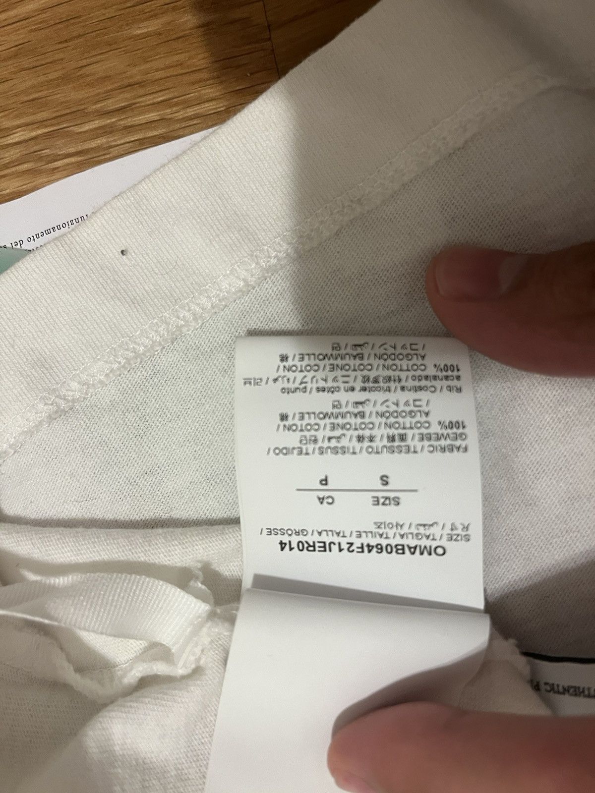 Off-White Off white long sleeve shirt Size US S / EU 44-46 / 1 - 7 Thumbnail