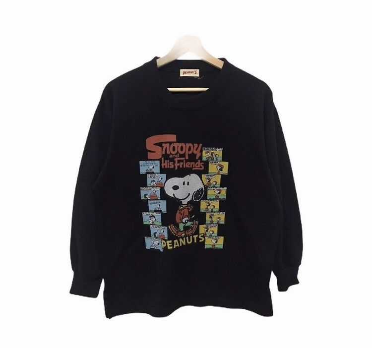 Peanuts × Vintage Vintage 90’s Peanuts Snoopy Sweatshrit Crewneck Big Logo Size US M / EU 48-50 / 2 - 2 Thumbnail