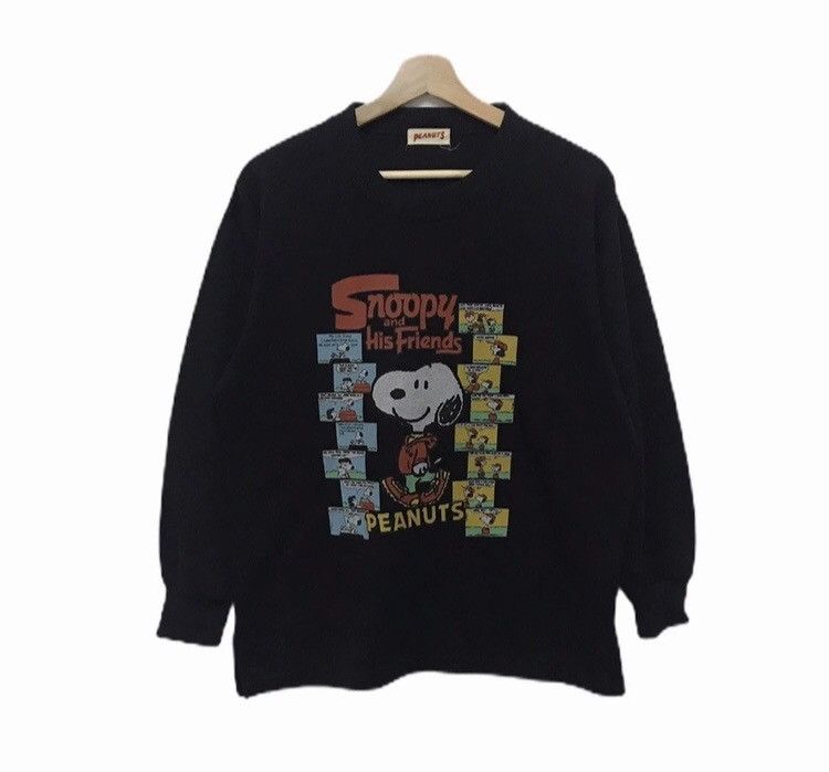Peanuts × Vintage Vintage 90’s Peanuts Snoopy Sweatshrit Crewneck Big Logo Size US M / EU 48-50 / 2 - 1 Thumbnail