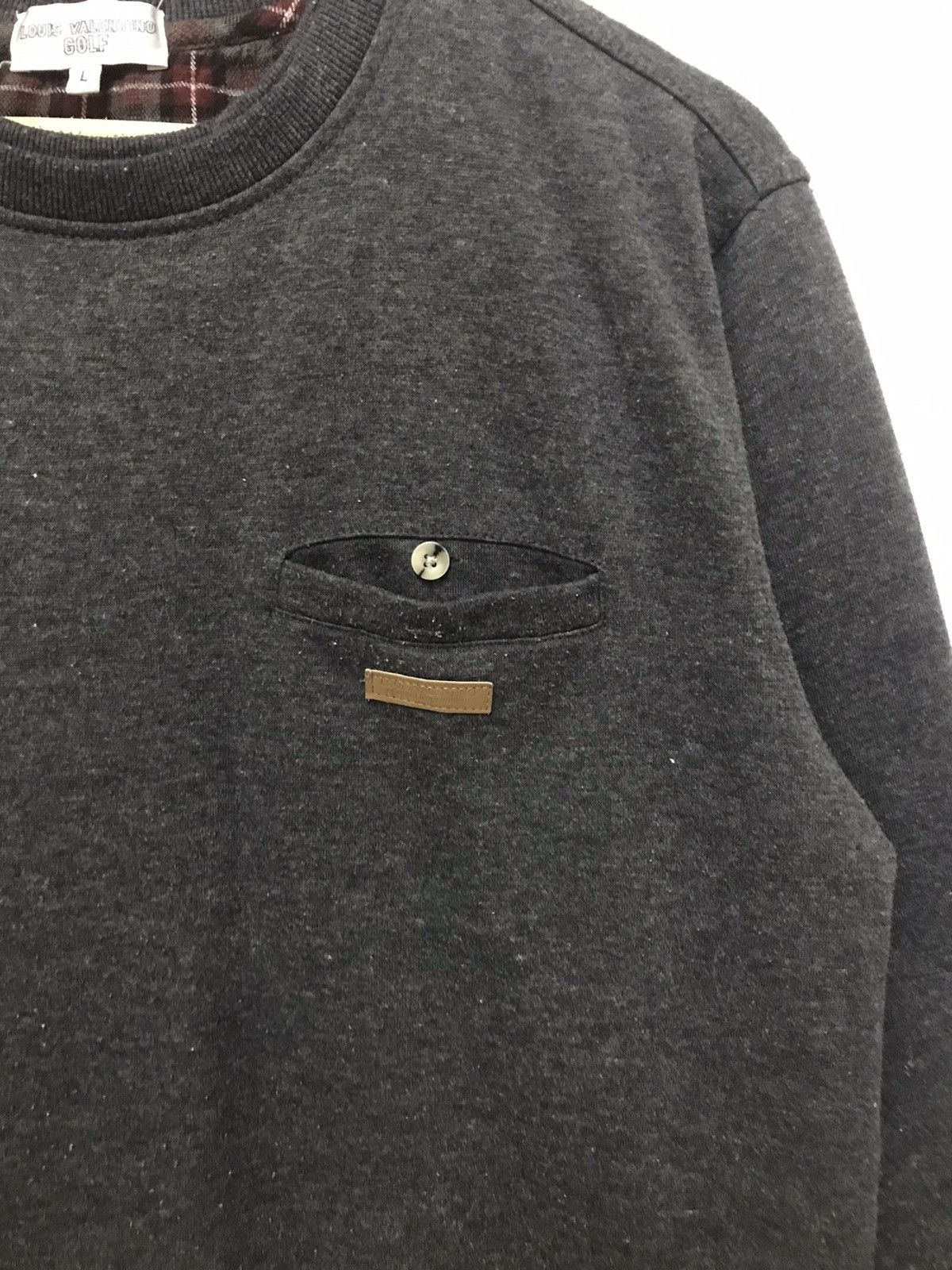 Valentino × Vintage Vintage 90s Louis Valentino Golf Small Pocket Sweatshirt Size US L / EU 52-54 / 3 - 2 Thumbnail