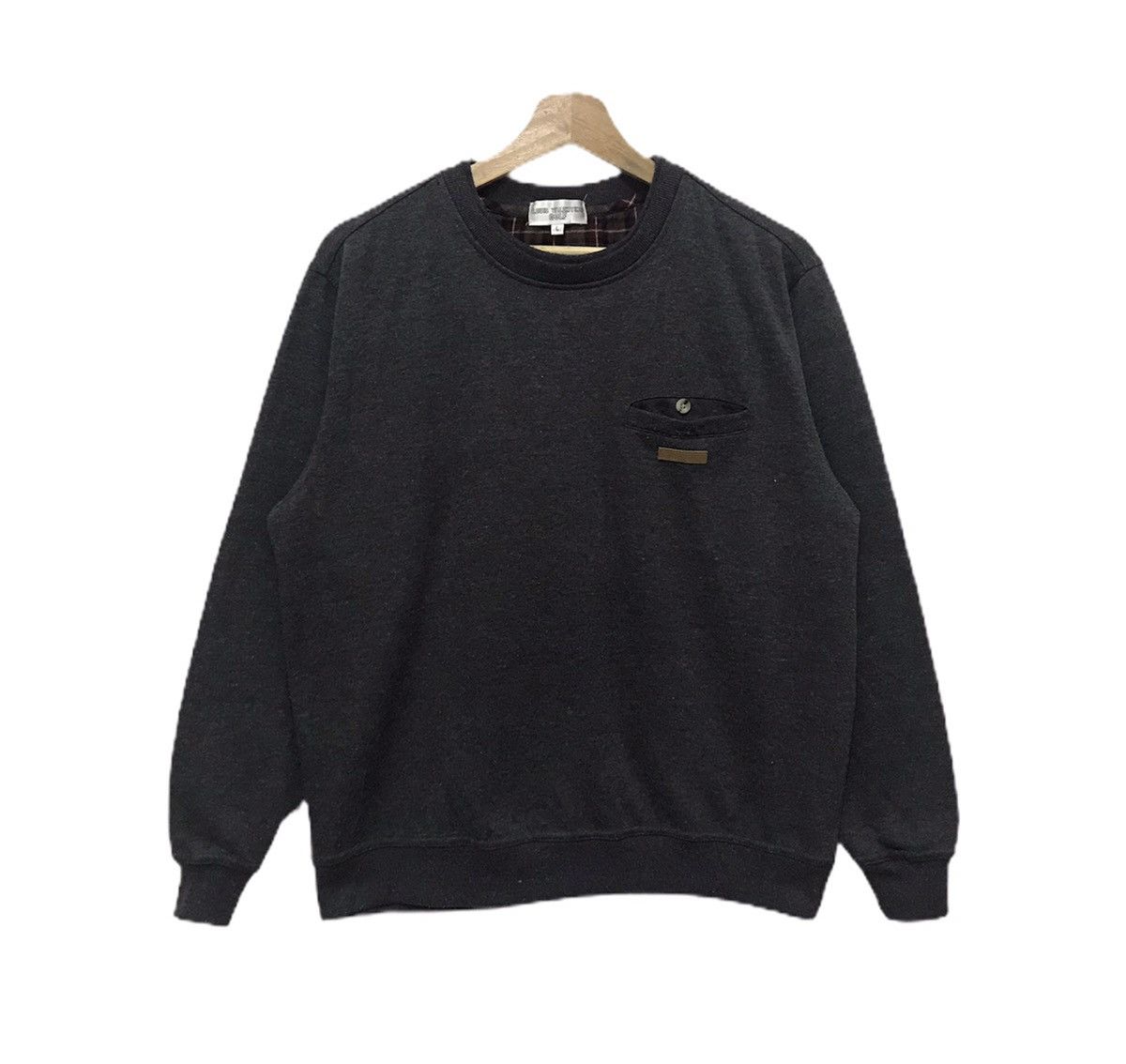 Valentino × Vintage Vintage 90s Louis Valentino Golf Small Pocket Sweatshirt Size US L / EU 52-54 / 3 - 1 Thumbnail