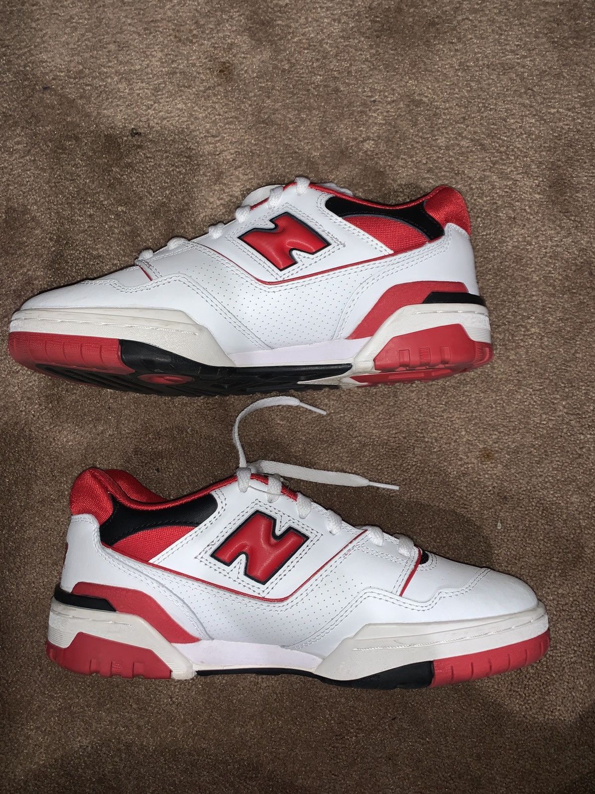 New Balance New Balance 550 “White Team Red” Size US 8 / EU 41 - 2 Thumbnail