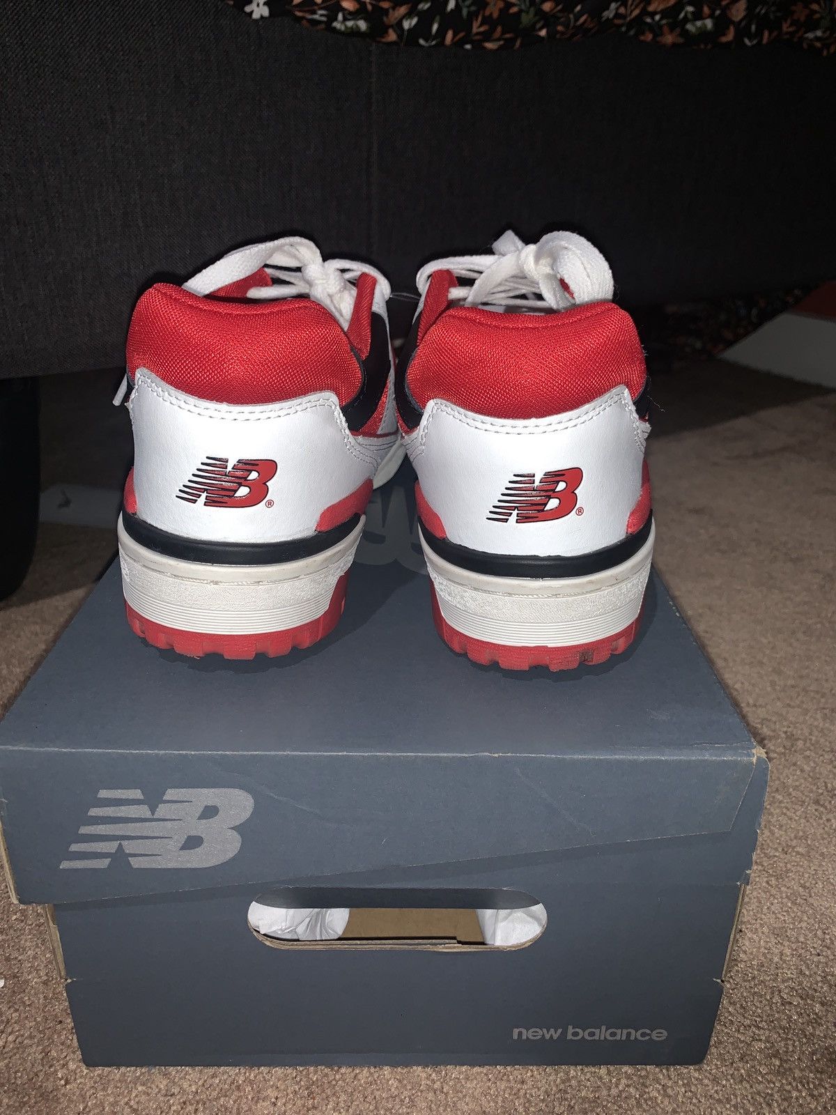 New Balance New Balance 550 “White Team Red” Size US 8 / EU 41 - 1 Thumbnail