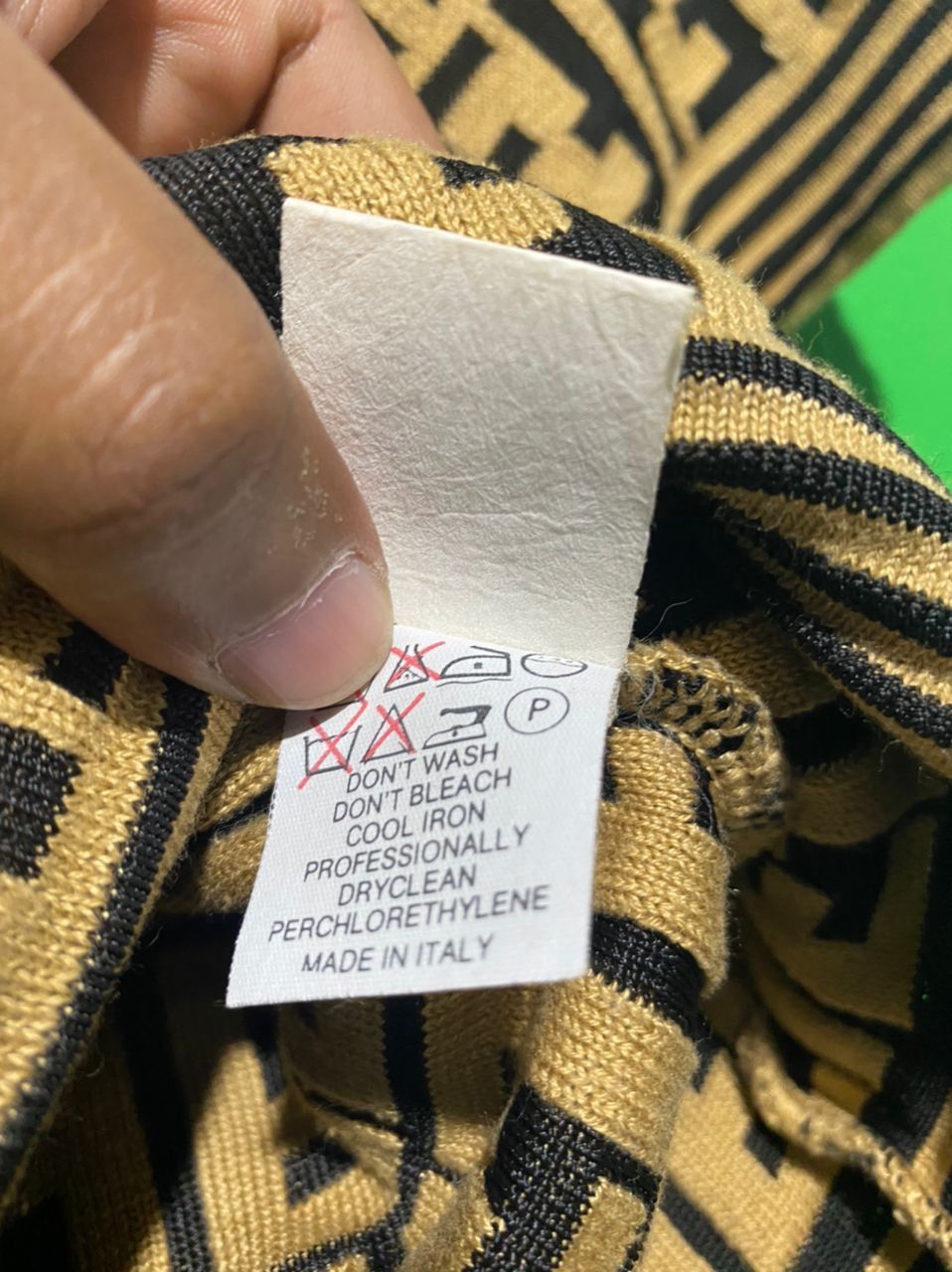 Fendi Fendi Roma Monogram Wool T Shirt Size M / US 6-8 / IT 42-44 - 5 Thumbnail