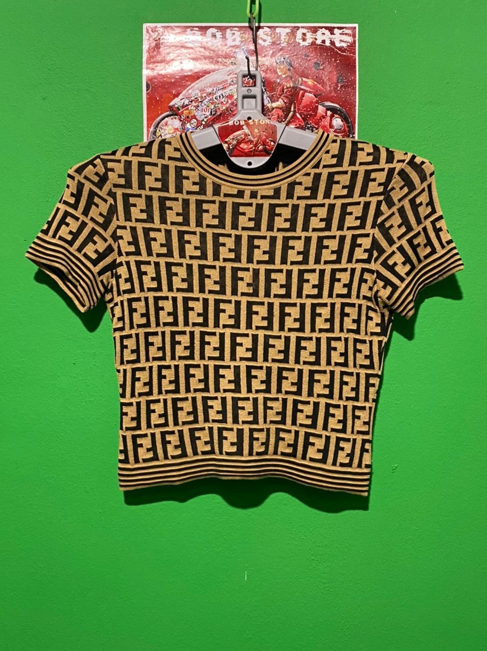Fendi Fendi Roma Monogram Wool T Shirt Size M / US 6-8 / IT 42-44 - 1 Thumbnail