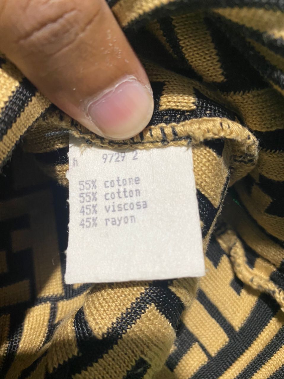 Fendi Fendi Roma Monogram Wool T Shirt Size M / US 6-8 / IT 42-44 - 4 Thumbnail