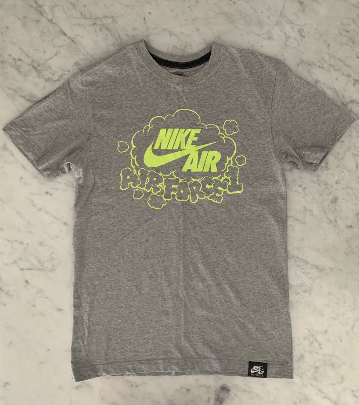 Nike NIKE AIR FORCE 1 GREY T-SHIRT Size US S / EU 44-46 / 1 - 1 Thumbnail