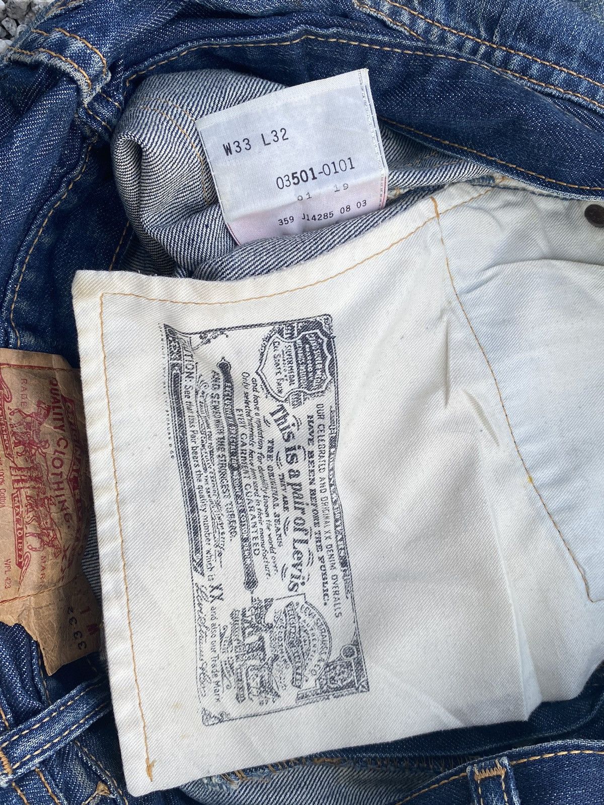 Levi's Vintage Clothing Vintage Levi’s 501 Button fly Jeans (359) Size US 32 / EU 48 - 7 Thumbnail