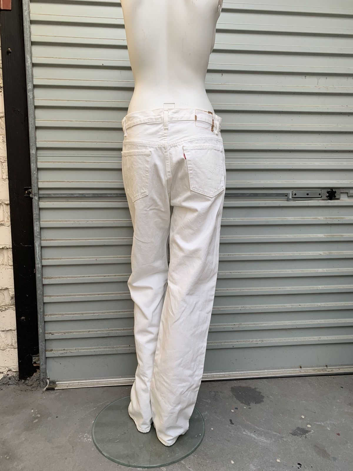 Levi's VINTAGE LEVIS WHITE DENIM JEANS Size US 34 / EU 50 - 10 Thumbnail