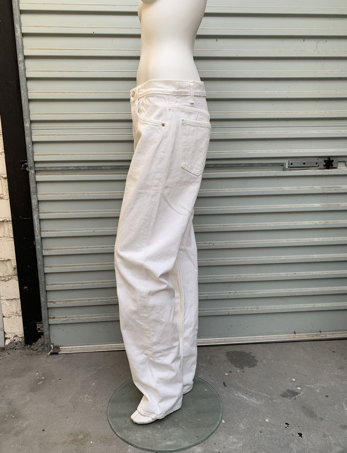 Levi's VINTAGE LEVIS WHITE DENIM JEANS Size US 34 / EU 50 - 9 Thumbnail