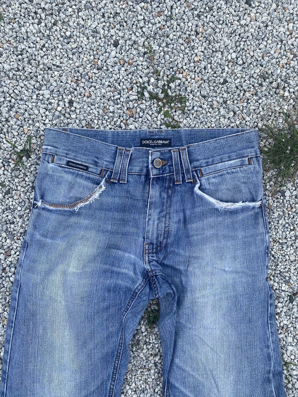 Dolce & Gabbana Dolce & Gabbana Distressed Jeans Size US 32 / EU 48 - 12 Thumbnail