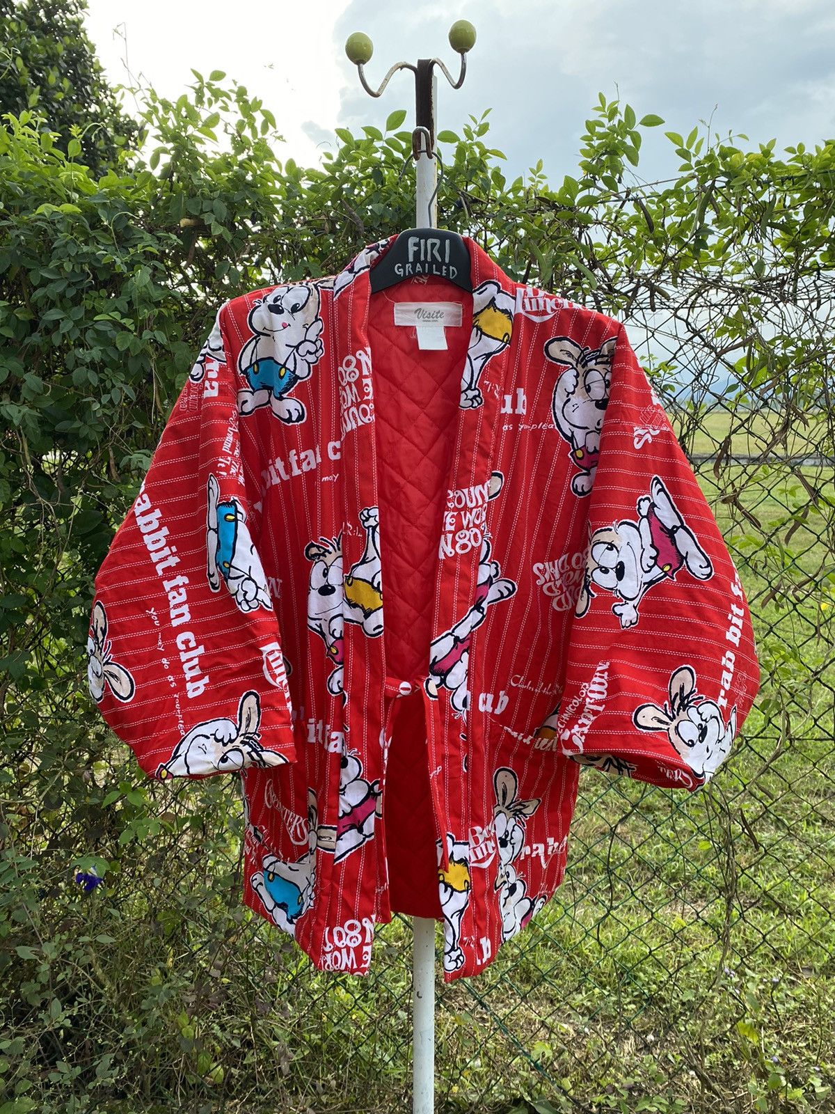 Vintage Vintage Rabbit Fan Club Kimono Cardigan Jacket Size US L / EU 52-54 / 3 - 1 Thumbnail