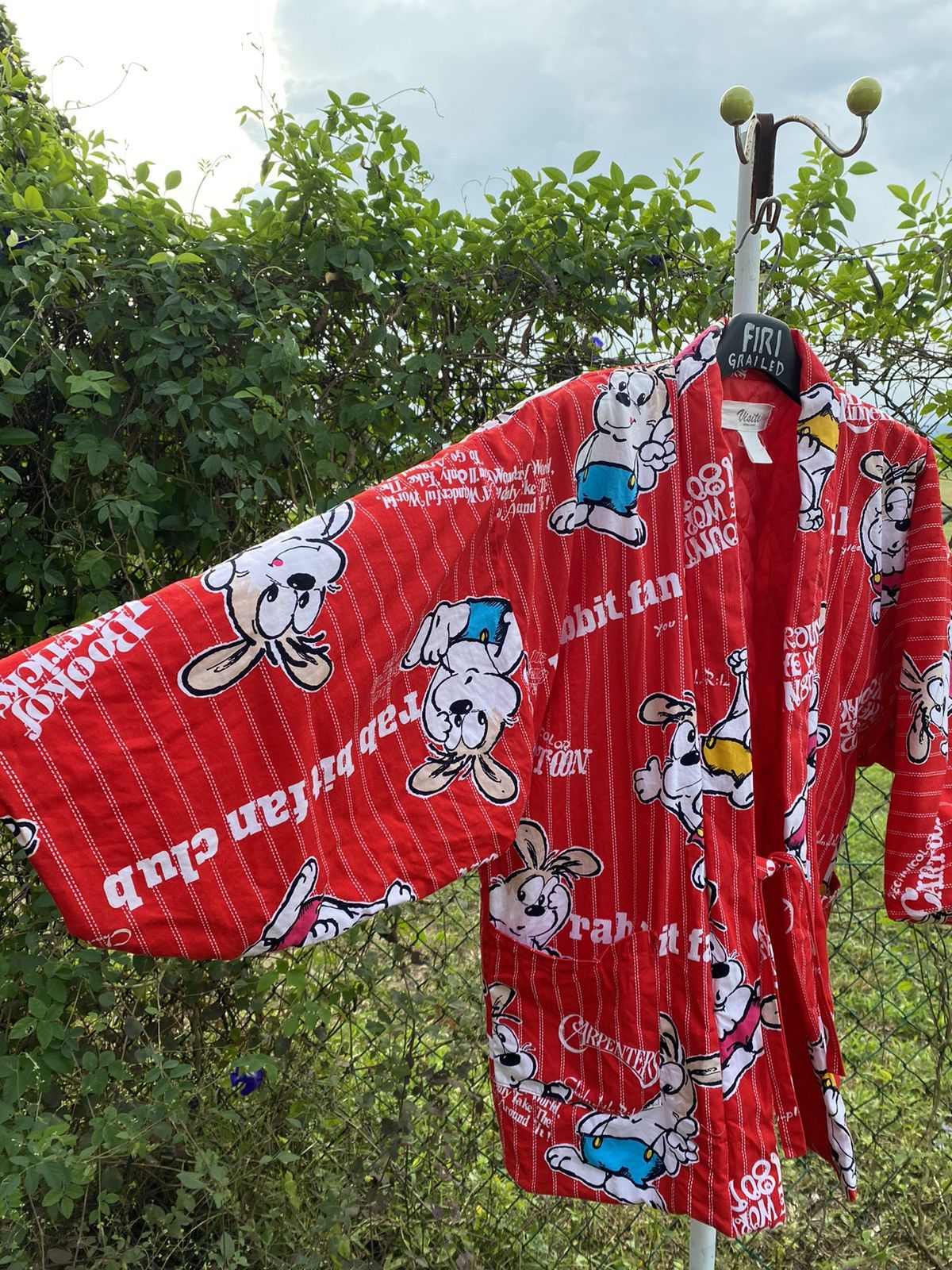 Vintage Vintage Rabbit Fan Club Kimono Cardigan Jacket Size US L / EU 52-54 / 3 - 3 Thumbnail