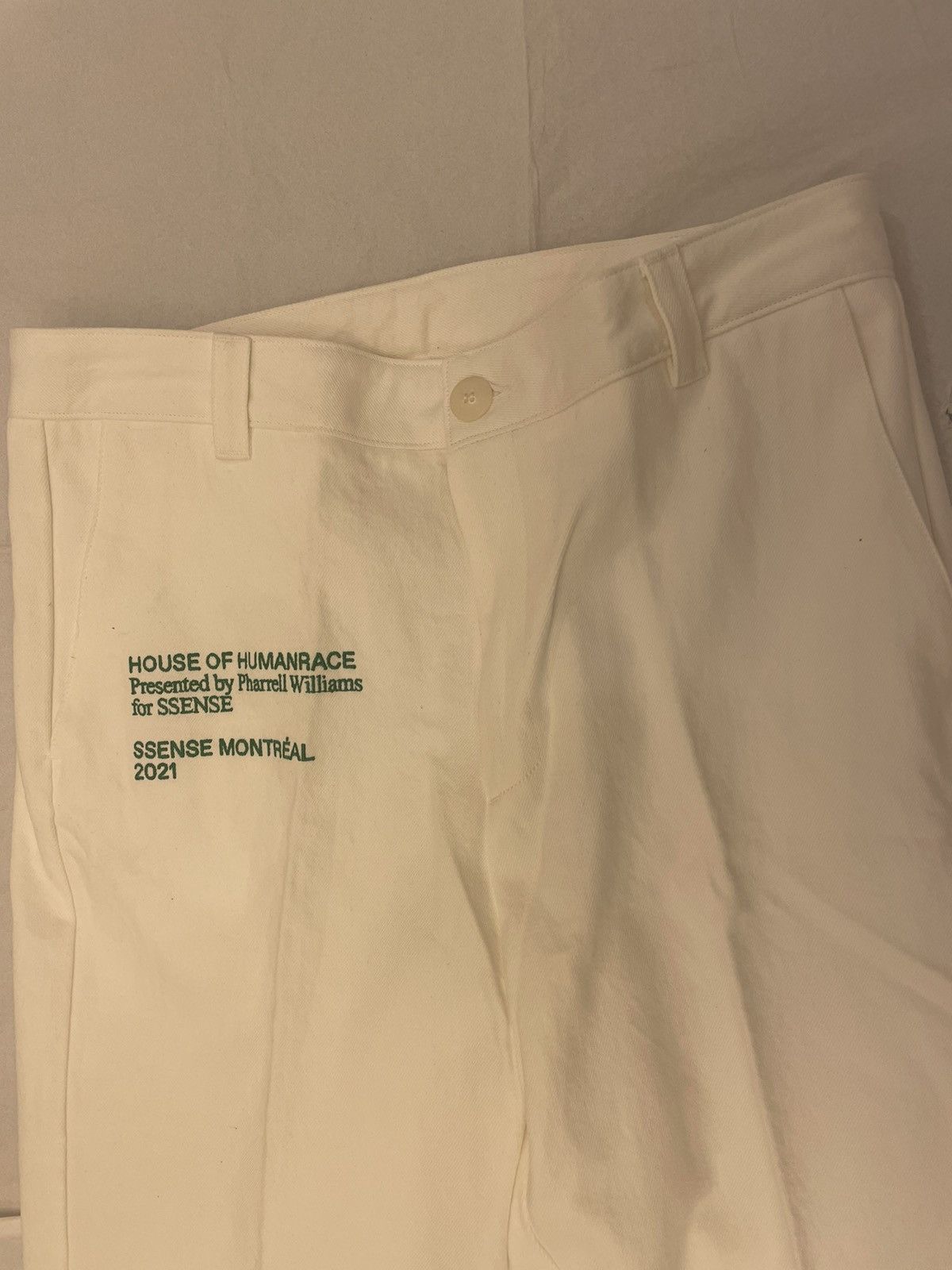 Pharrell SSENSE Pharrell off white HumanRace Pants Size US 34 / EU 50 - 6 Thumbnail
