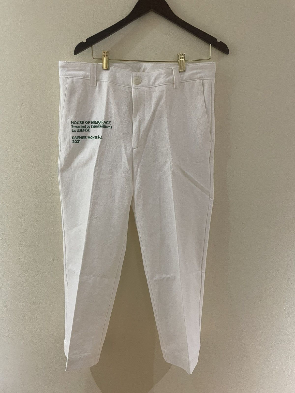 Pharrell SSENSE Pharrell off white HumanRace Pants Size US 34 / EU 50 - 1 Thumbnail