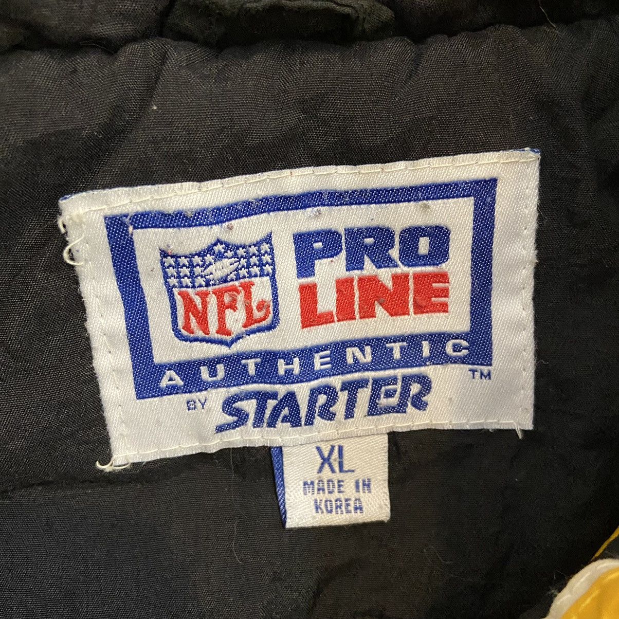 Vintage Starter NFL Pittsburgh Steelers Puffer Coat XL