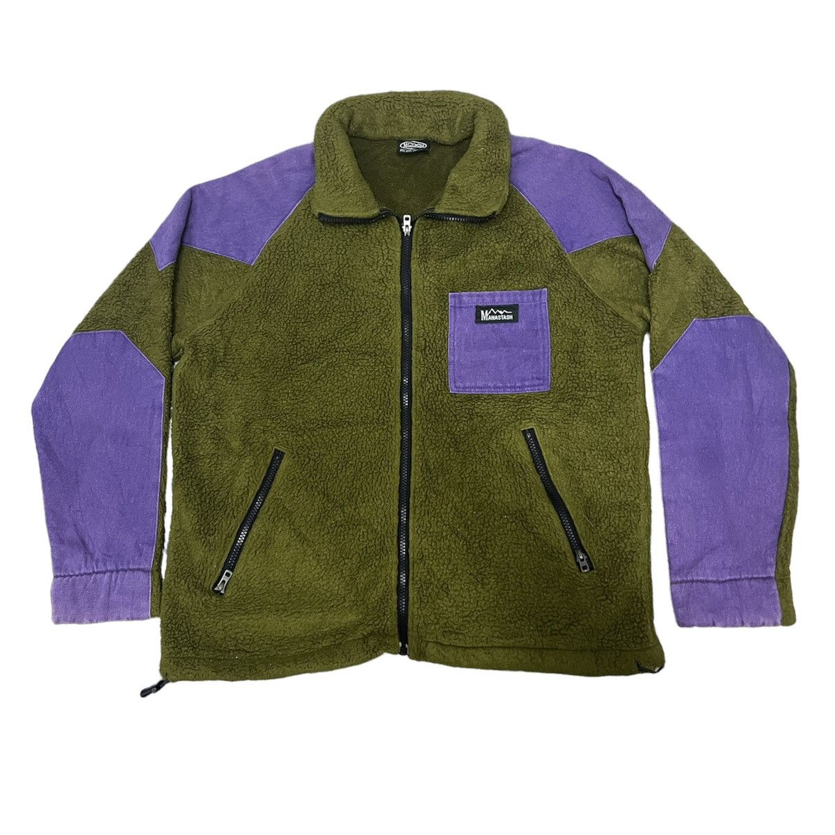 Manastash ⚡️FINAL DROP⚡️ Vintage Manastash Sherpa Fleece Denim Jacket Size US L / EU 52-54 / 3 - 1 Thumbnail