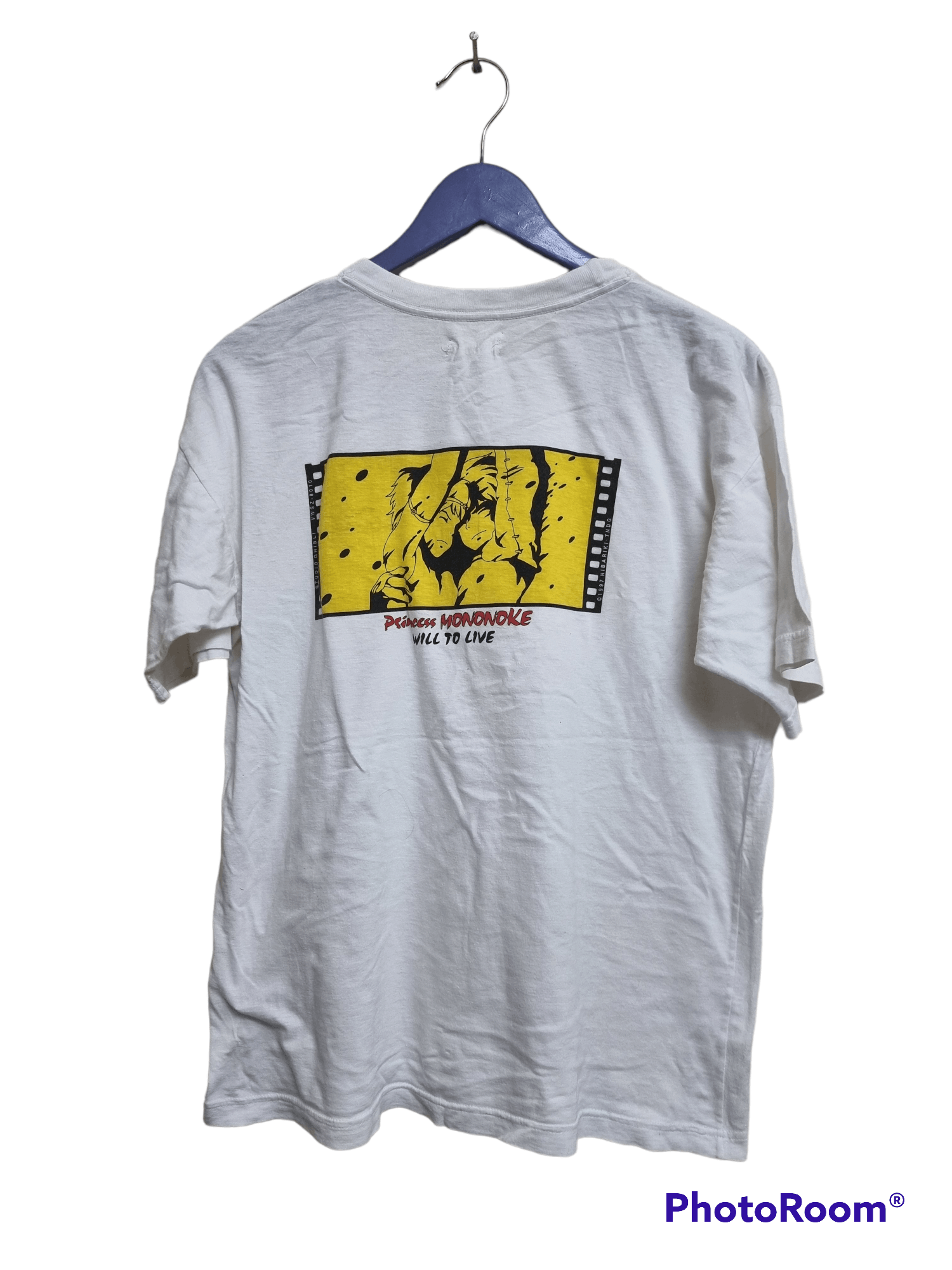 Anime × Vintage Vintage Ghibli Studio 1997 PRINCESS MONONOKE promo shirt Size US M / EU 48-50 / 2 - 3 Thumbnail