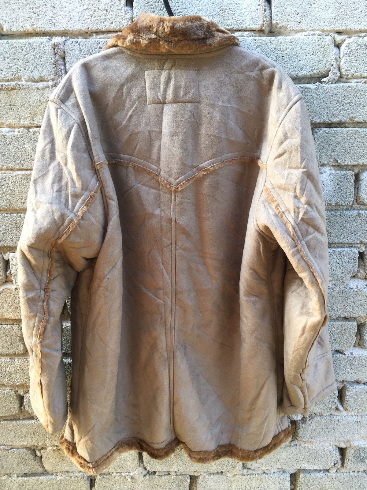 Japanese Brand Kansai Yamamoto Shearling Jacket Nice Design Size US S / EU 44-46 / 1 - 2 Thumbnail