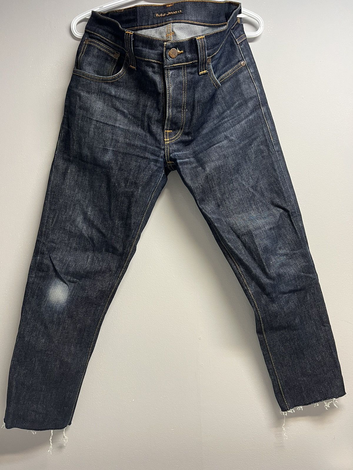 NUDIE GRIM TIM BUTTON FLY orders RAW JEANS Size 32