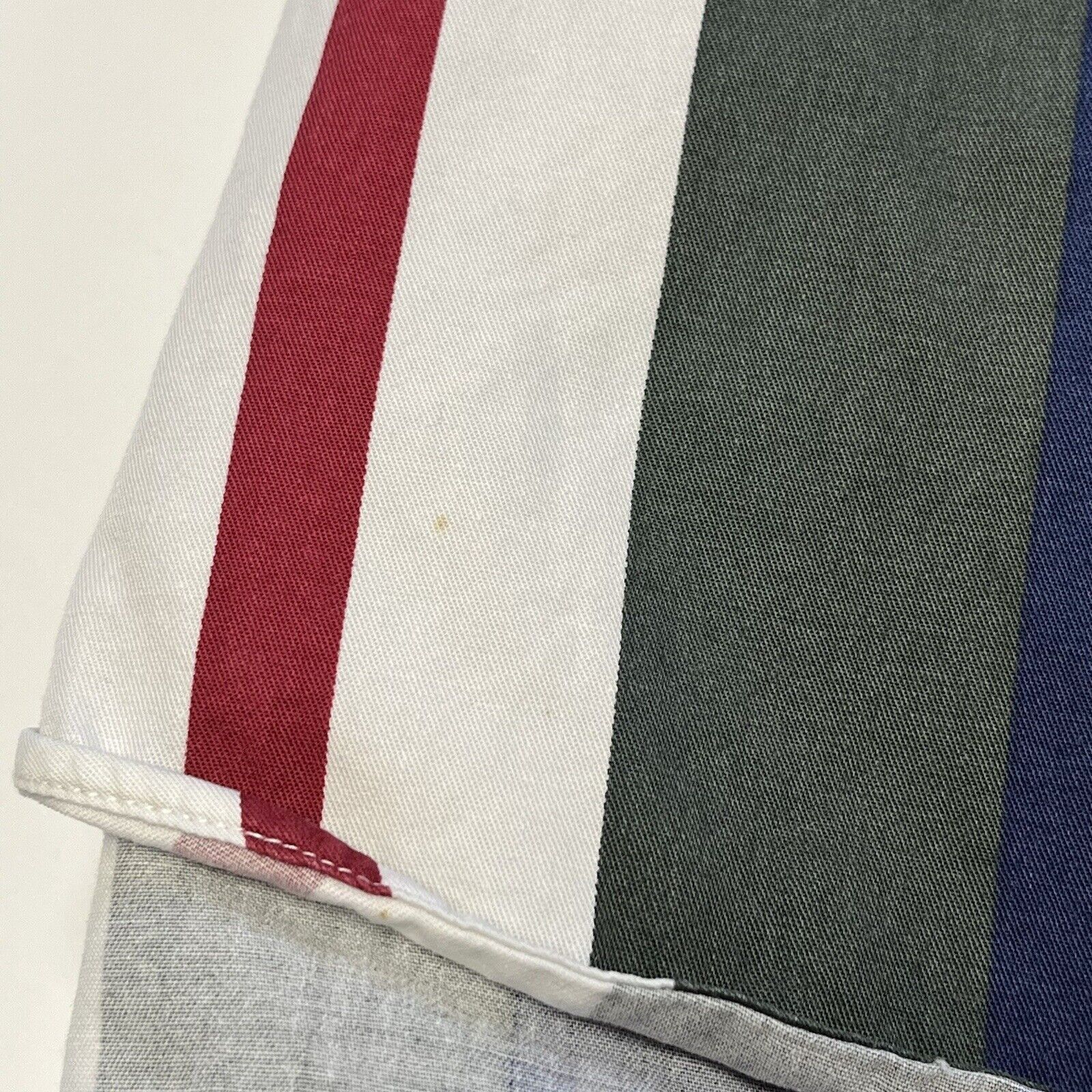 Tommy Hilfiger Cotton Stripe Button Down Shirt Long Sleeve D