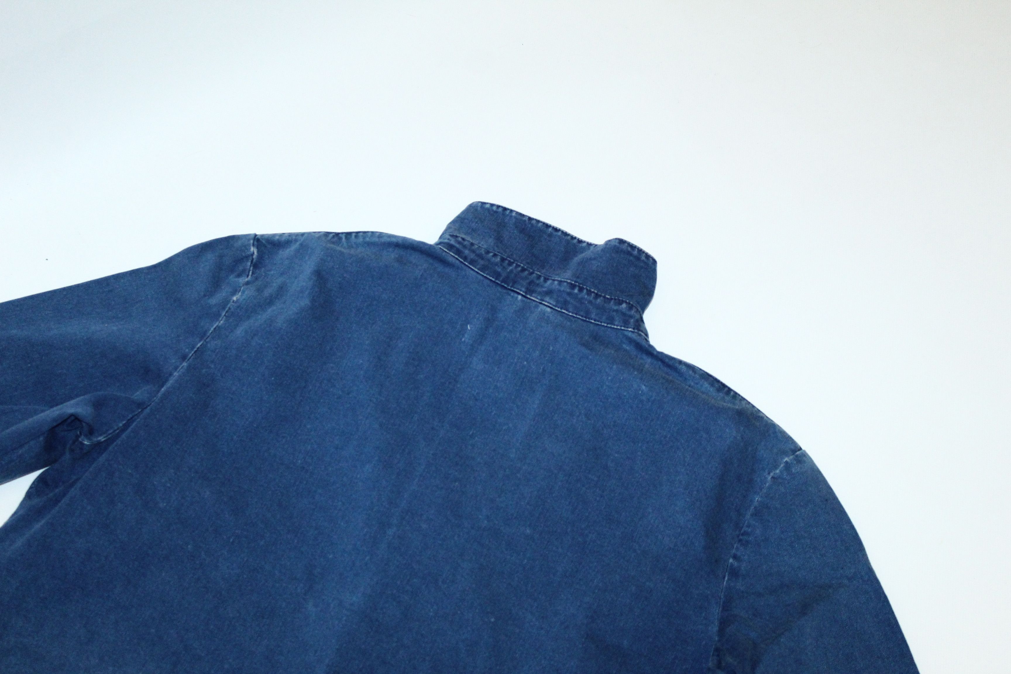 Garment Reproduction of Workers Bethnals Handcrafted Indigo-rinsed Soft denim work coat Size US L / EU 52-54 / 3 - 11 Thumbnail