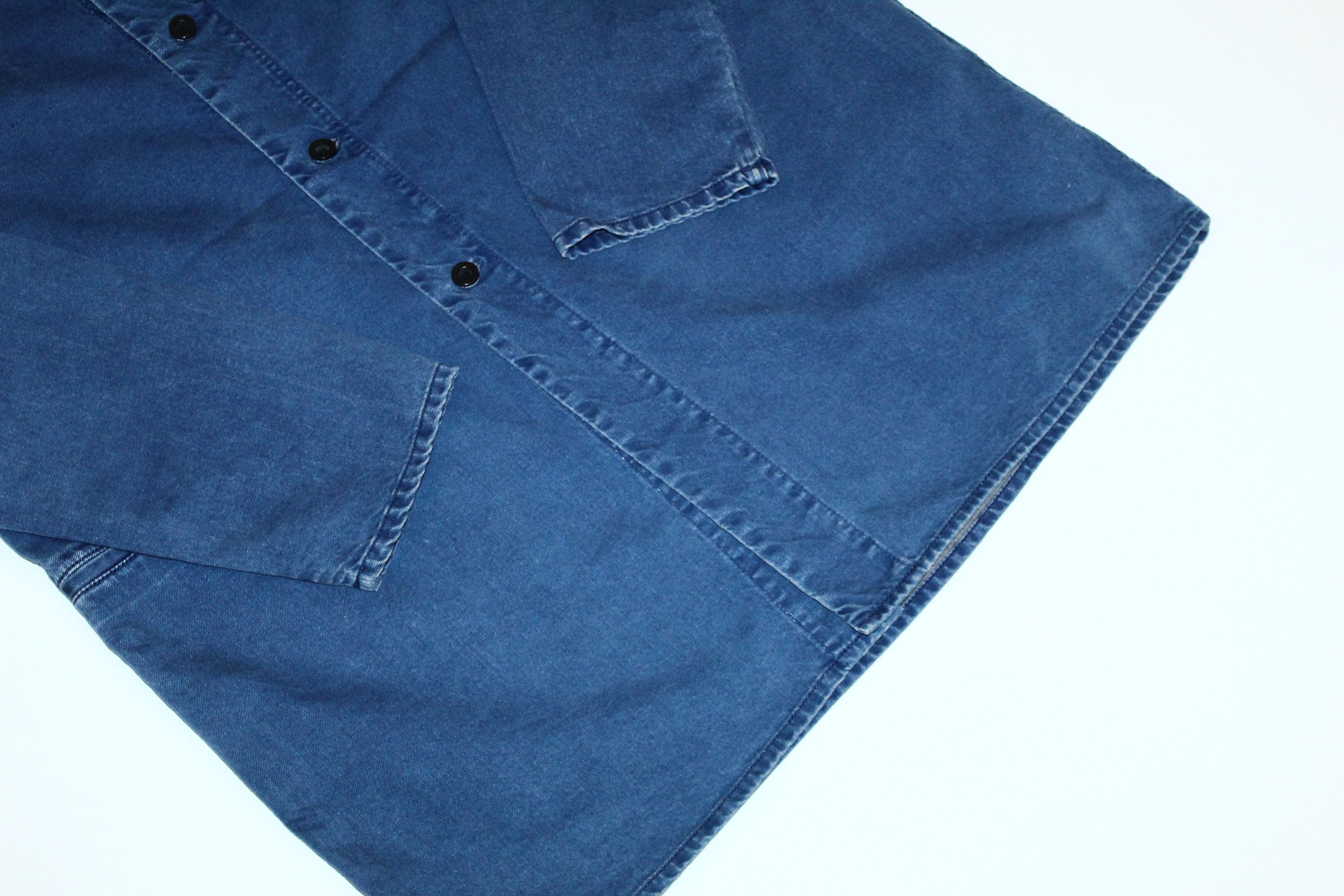 Garment Reproduction of Workers Bethnals Handcrafted Indigo-rinsed Soft denim work coat Size US L / EU 52-54 / 3 - 5 Thumbnail