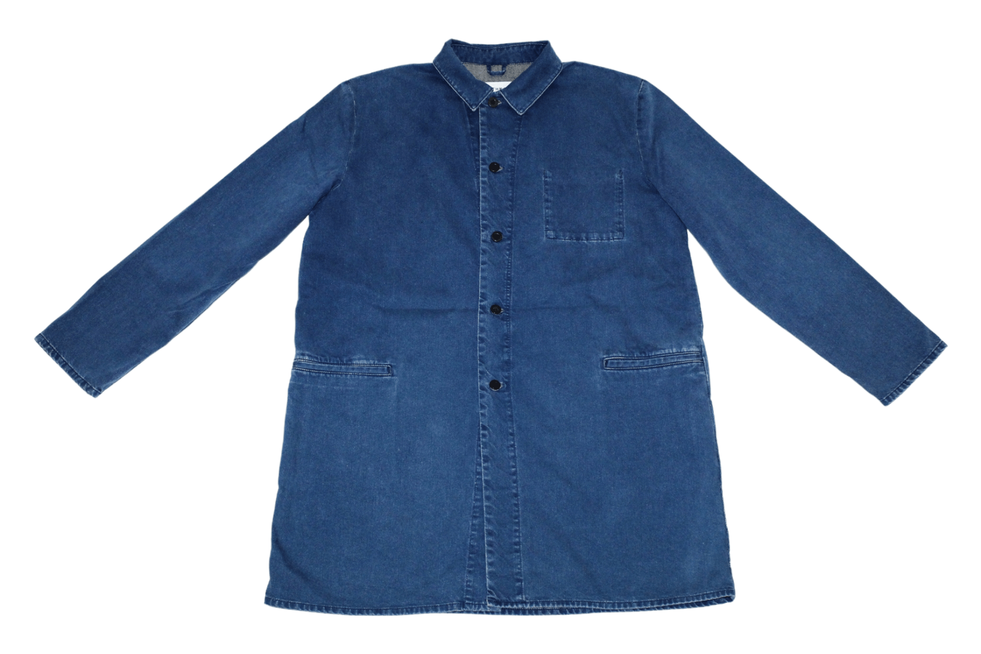 Garment Reproduction of Workers Bethnals Handcrafted Indigo-rinsed Soft denim work coat Size US L / EU 52-54 / 3 - 2 Thumbnail