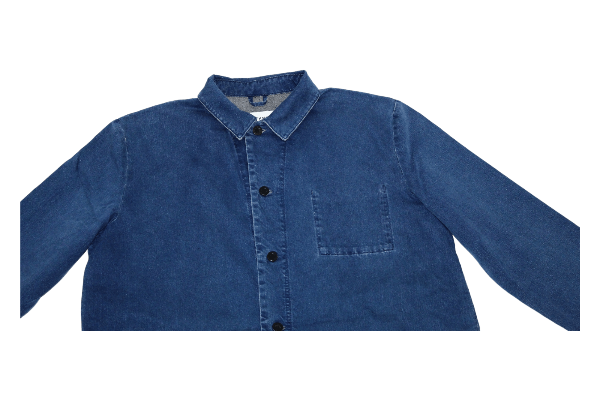 Garment Reproduction of Workers Bethnals Handcrafted Indigo-rinsed Soft denim work coat Size US L / EU 52-54 / 3 - 10 Thumbnail