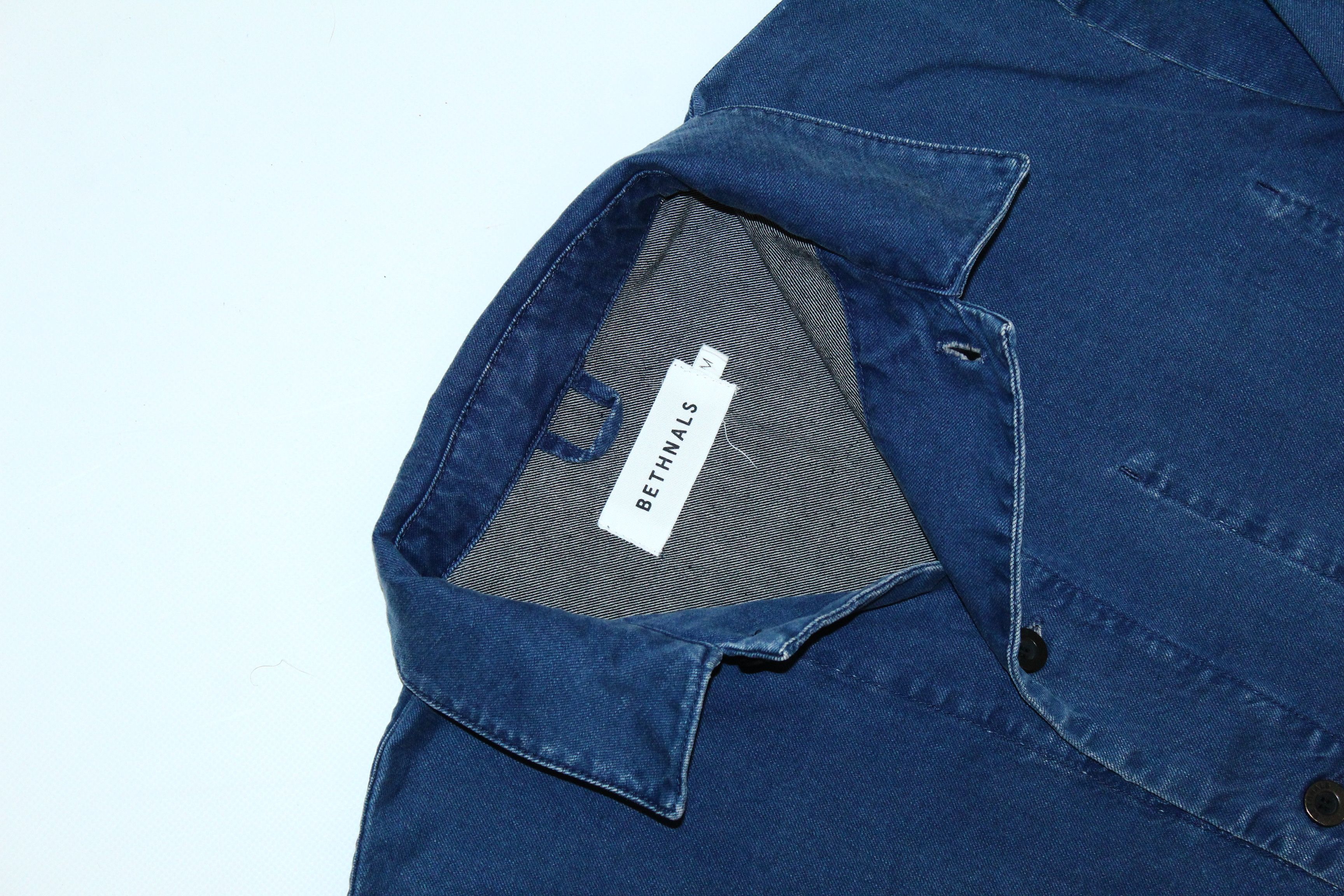 Garment Reproduction of Workers Bethnals Handcrafted Indigo-rinsed Soft denim work coat Size US L / EU 52-54 / 3 - 6 Thumbnail