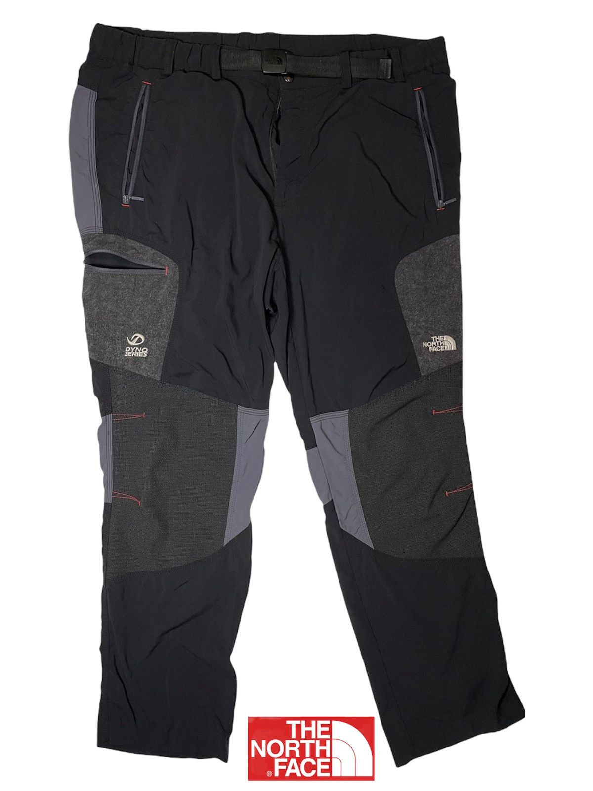 The North Face × Vintage Vintage The North Face Hiking Pant Dyno Series silver Black Size US 37 - 2 Thumbnail