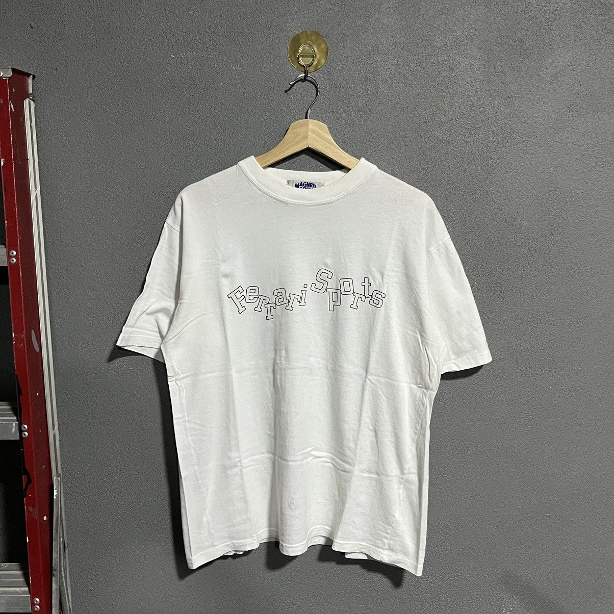 Formula 1 Vintage Magneti Marelli Ferrari Sport White T-shirt Size US L / EU 52-54 / 3 - 1 Thumbnail