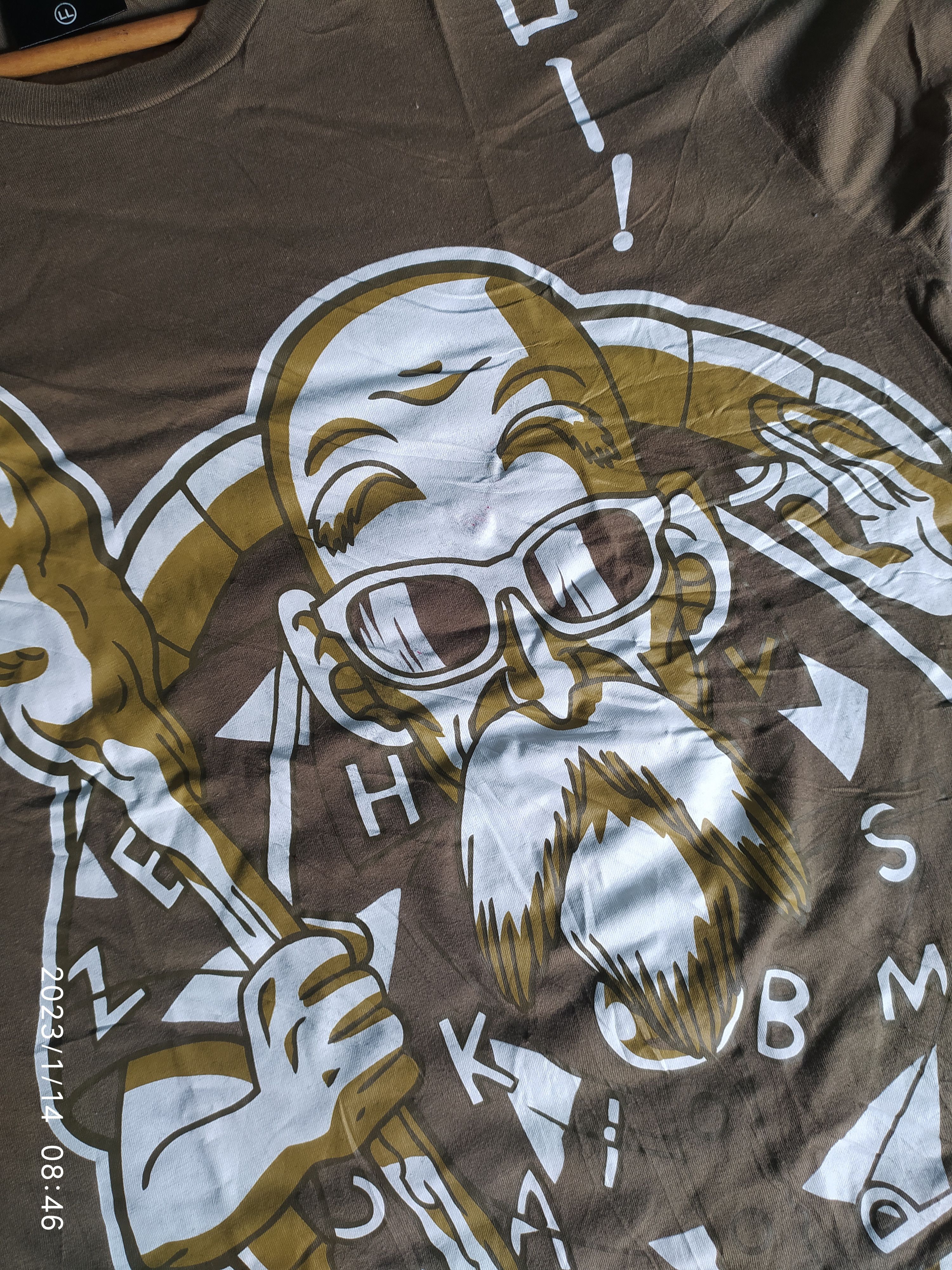 Anime × Cartoon Network × Vintage 💥Vintage Dragon Ball Kame-Sennin Muten Roshi Tees 💥RARE💥 Size US L / EU 52-54 / 3 - 2 Thumbnail