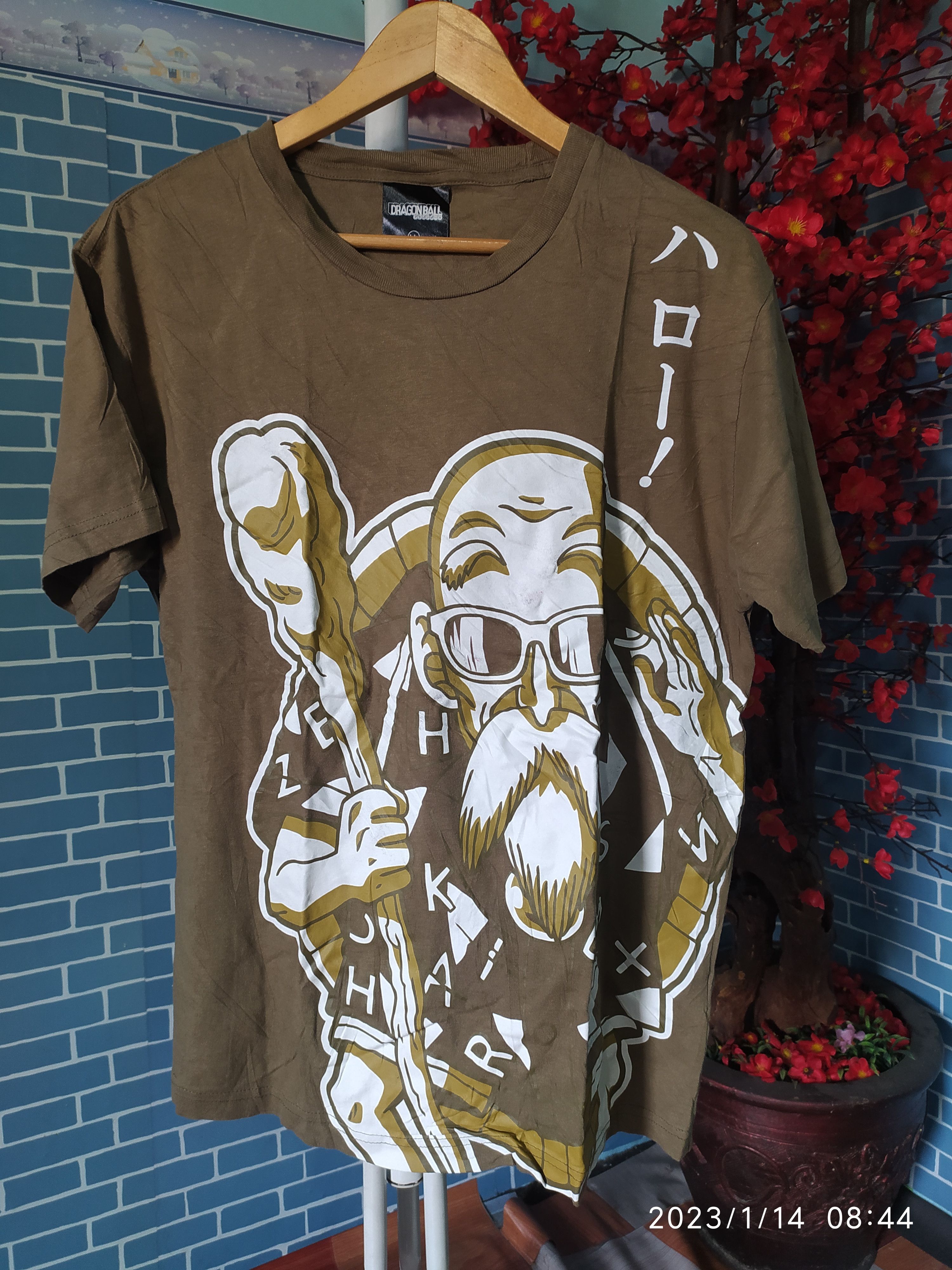 Anime × Cartoon Network × Vintage 💥Vintage Dragon Ball Kame-Sennin Muten Roshi Tees 💥RARE💥 Size US L / EU 52-54 / 3 - 1 Thumbnail