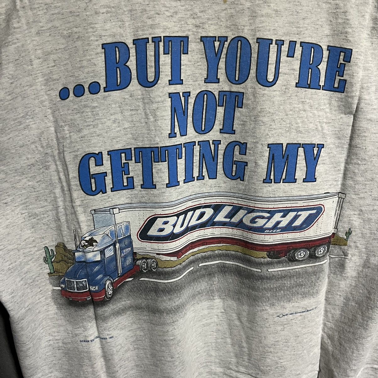 Delta Vintage Bud Light I Love You Man But You’re Not Getting Mine Size US XL / EU 56 / 4 - 2 Thumbnail