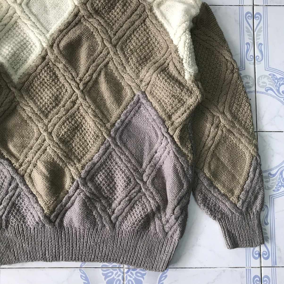 Japanese Brand Cable Knitwear Jumper Dolce Elegance Size US S / EU 44-46 / 1 - 8 Thumbnail