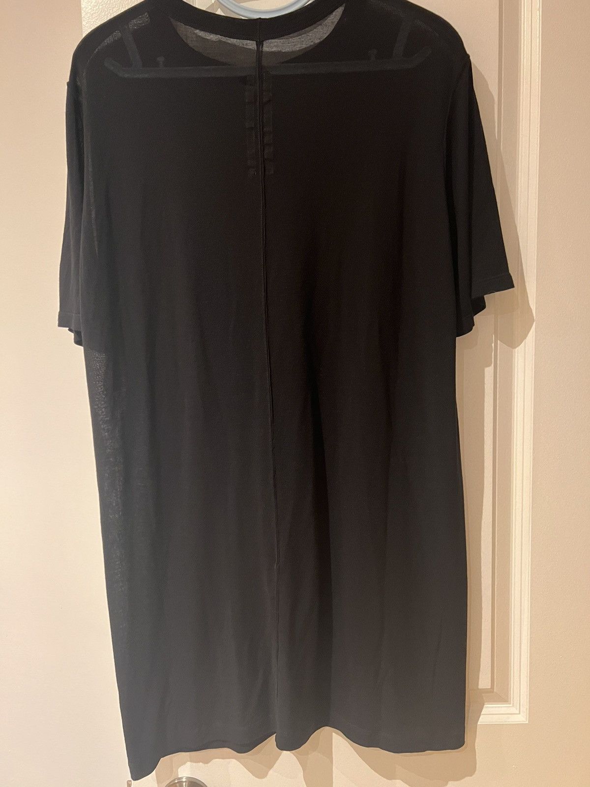 Rick Owens Rick owens black tee in viscose silk Medium Size US M / EU 48-50 / 2 - 5 Thumbnail