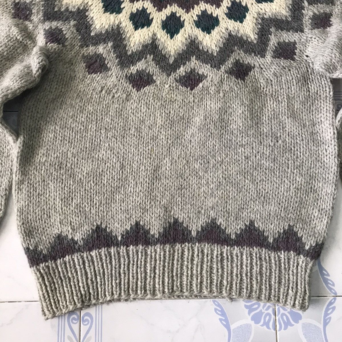 Vintage Vtg Hand Knitting Gim Sportswear Jumper Sweater Size US M / EU 48-50 / 2 - 4 Thumbnail