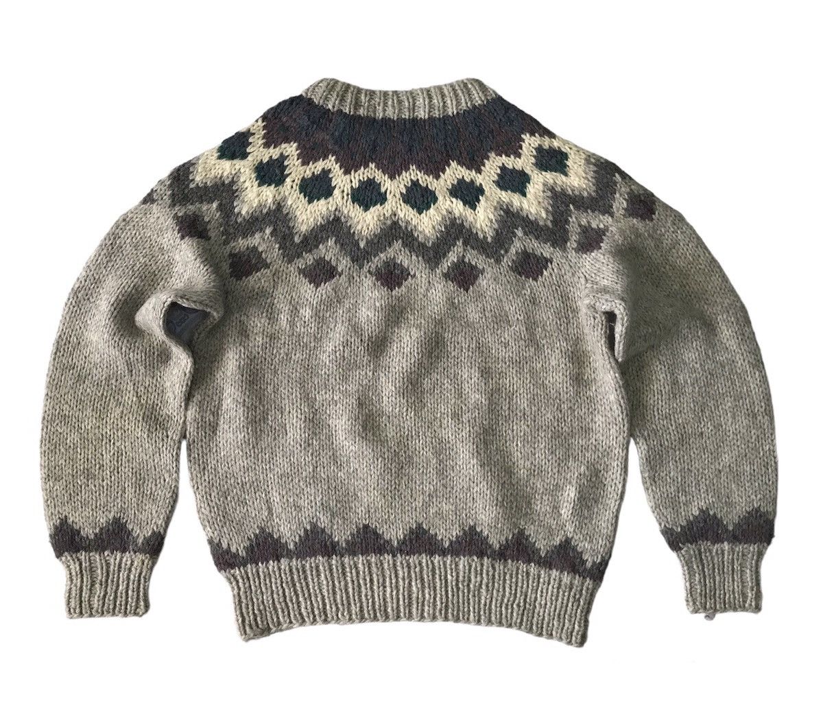 Vintage Vtg Hand Knitting Gim Sportswear Jumper Sweater Size US M / EU 48-50 / 2 - 2 Thumbnail