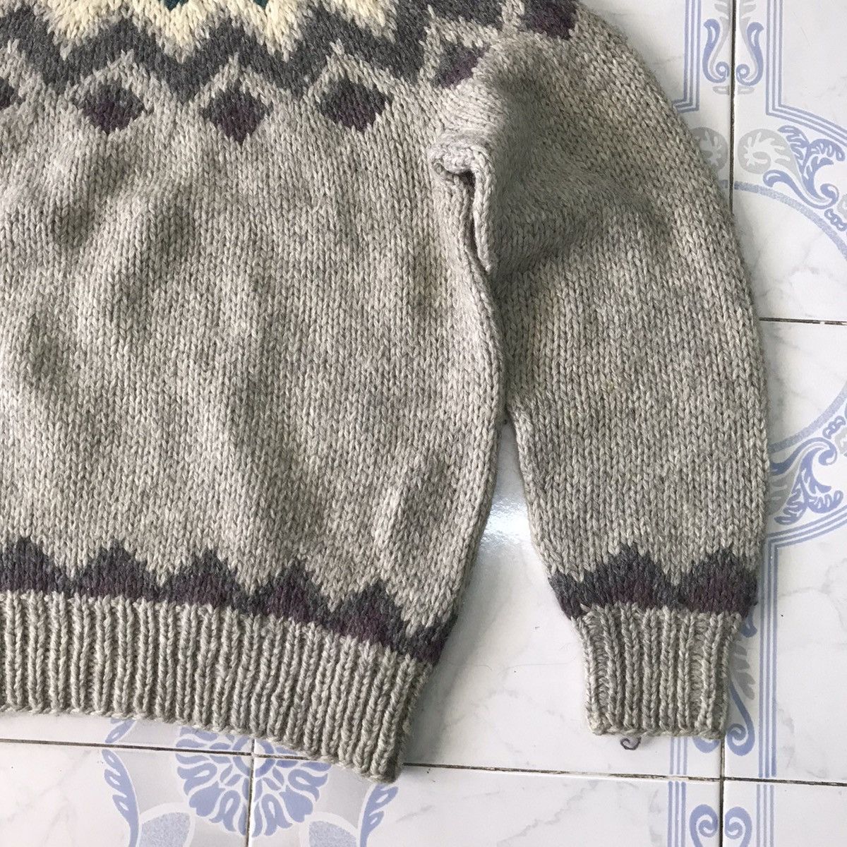 Vintage Vtg Hand Knitting Gim Sportswear Jumper Sweater Size US M / EU 48-50 / 2 - 9 Thumbnail