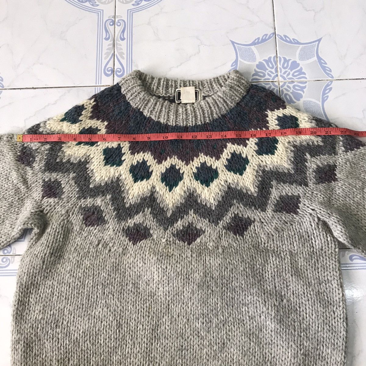 Vintage Vtg Hand Knitting Gim Sportswear Jumper Sweater Size US M / EU 48-50 / 2 - 13 Thumbnail