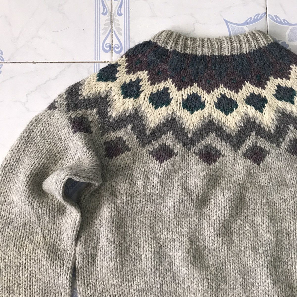 Vintage Vtg Hand Knitting Gim Sportswear Jumper Sweater Size US M / EU 48-50 / 2 - 11 Thumbnail