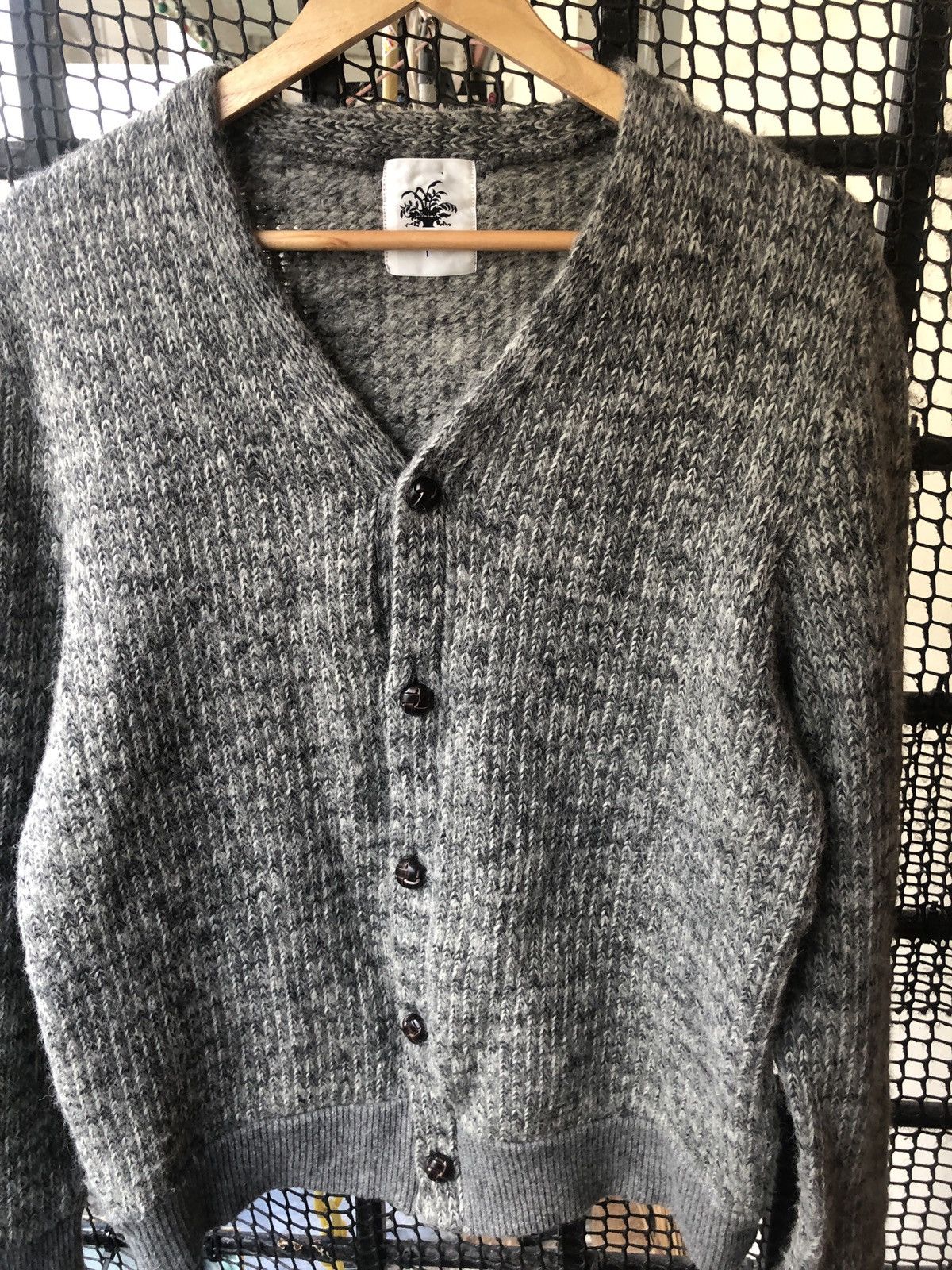 Aran Isles Knitwear × Japanese Brand SUNNY LABEL JAPAN KNITWEAR CARDIGAN Size US M / EU 48-50 / 2 - 2 Thumbnail