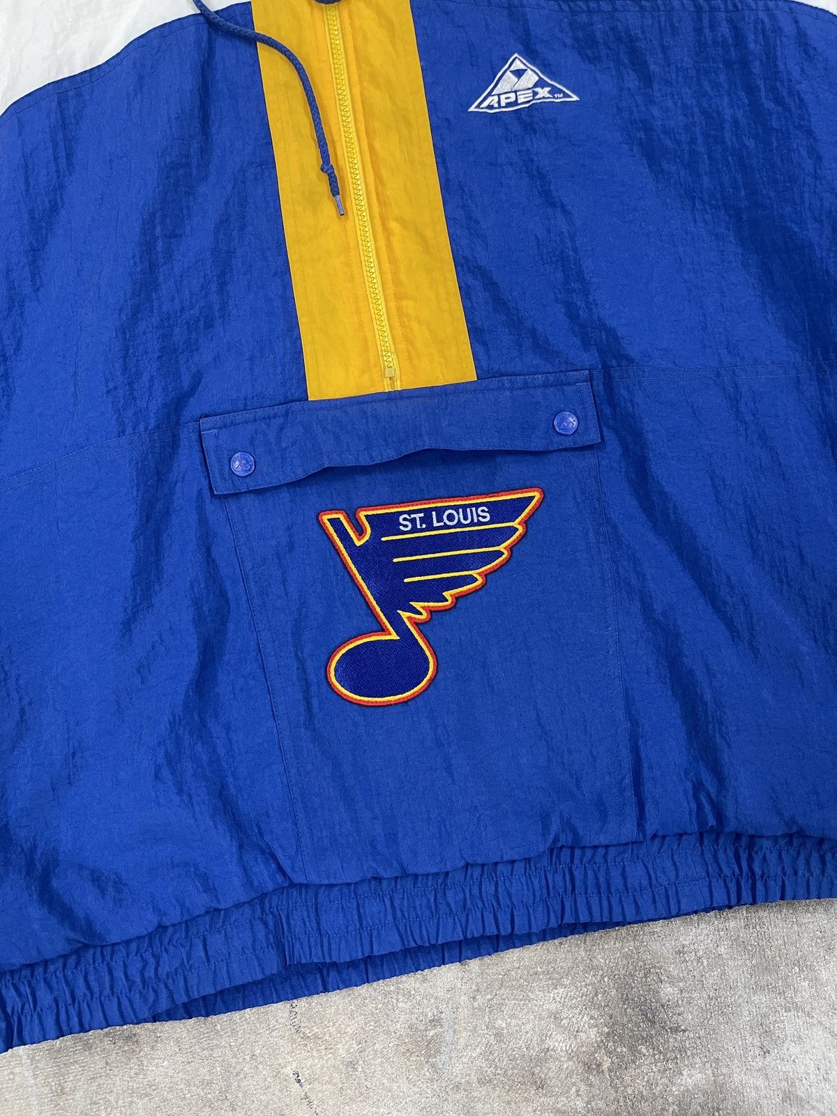Apex One × NHL × Vintage Vintage St. Louis Blues Apex One Jacket - RARE Size US L / EU 52-54 / 3 - 3 Thumbnail