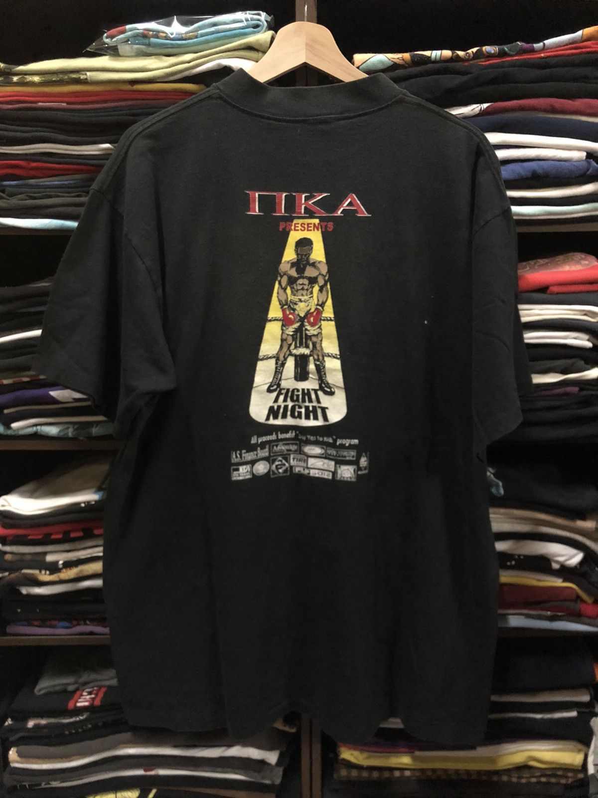 Vintage 90s Boxing Fight Night Tshirt