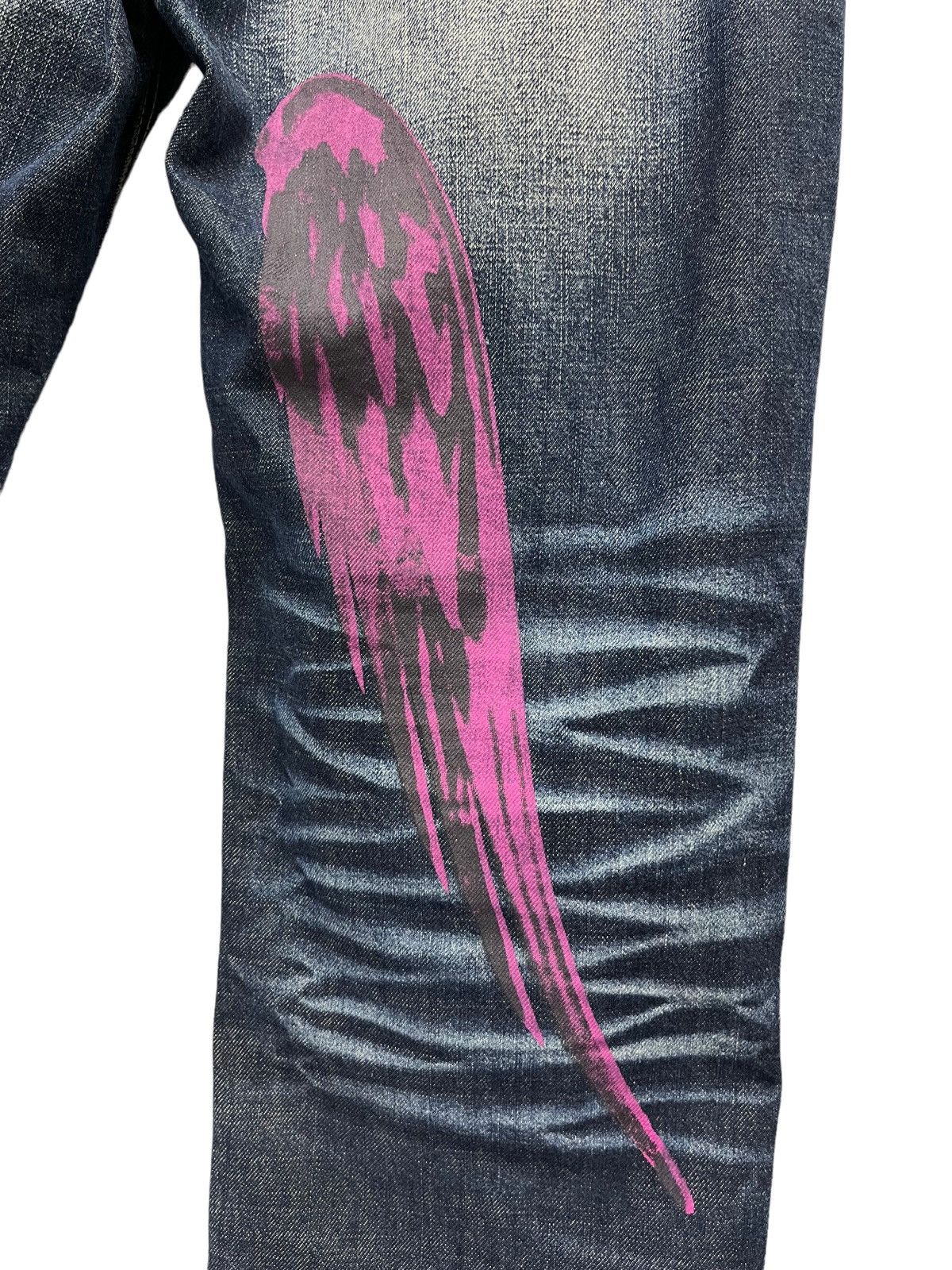 Studio D'Artisan BETTYBLUE Rasta Art Daicock Angel Wing Whiskered Distressed Size US 33 - 7 Thumbnail