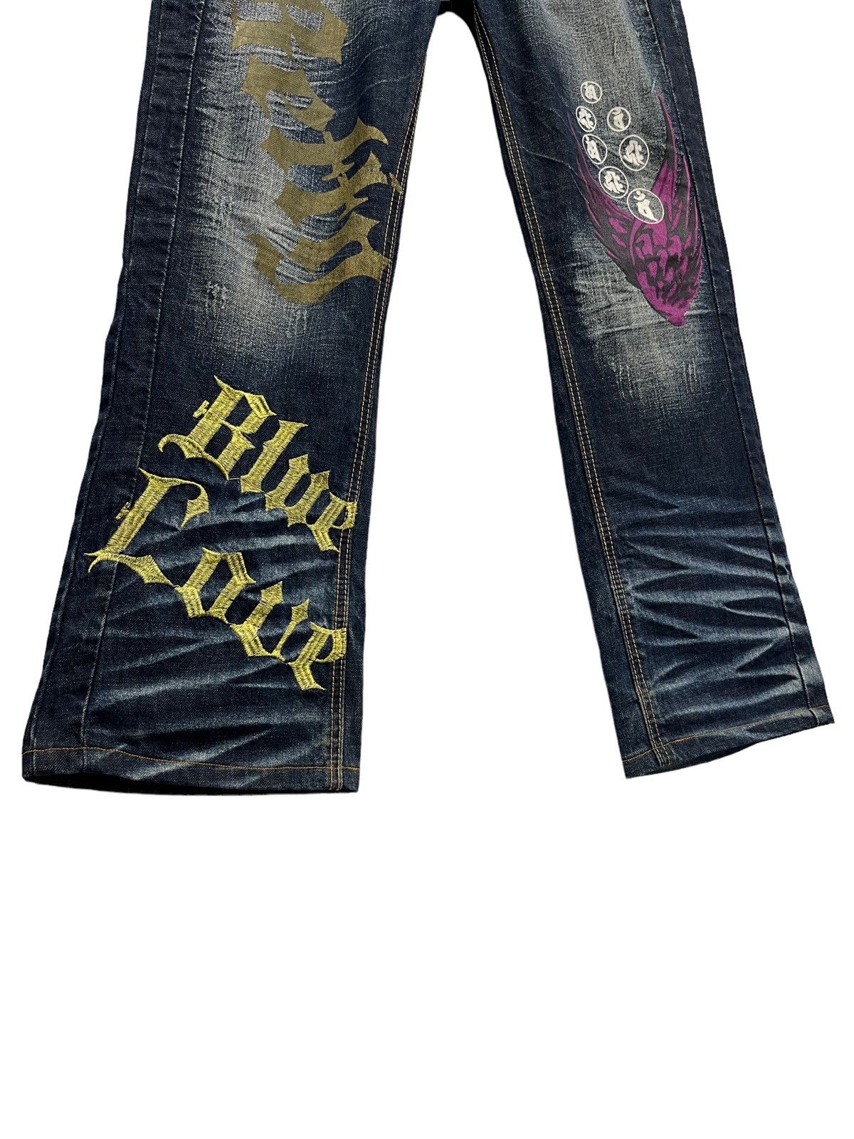 Studio D'Artisan BETTYBLUE Rasta Art Daicock Angel Wing Whiskered Distressed Size US 33 - 12 Thumbnail